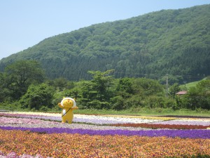 やくらいガーデン花畑の中のかみ～ご（かみーご）IMG_2939